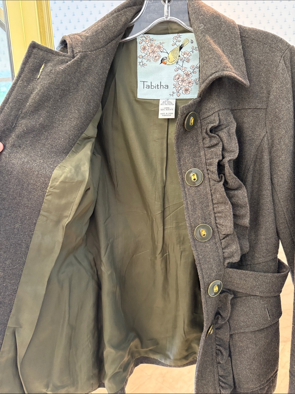 Women’s Brown Corduroy loose fit Jacket by Ralph Lauren Rugby - Picture 8 of 9